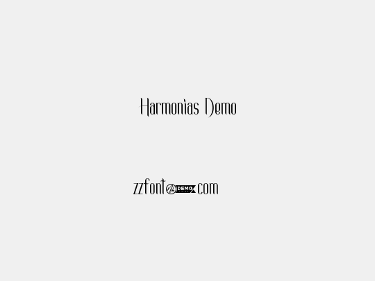 Harmonias Demo