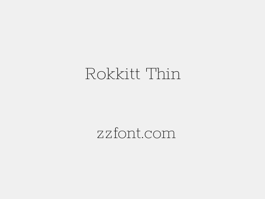 Rokkitt Thin
