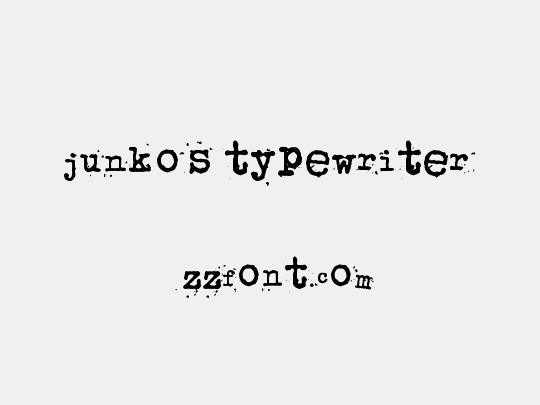junko's typewriter