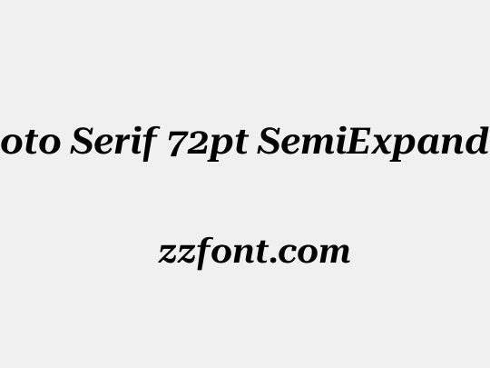 Roboto Serif 72pt SemiExpanded SemiBold