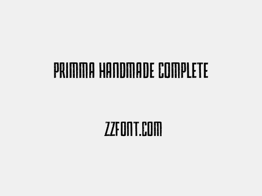Primma Handmade Complete
