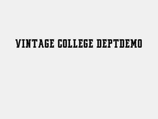 VINTAGE COLLEGE DEPT_DEMO_outli
