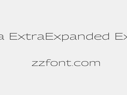 Georama ExtraExpanded ExtraLight