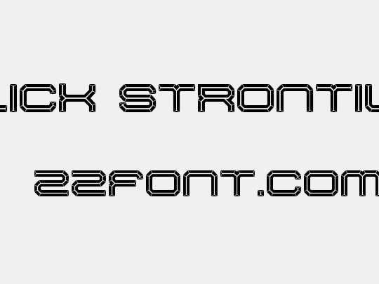 Slick Strontium