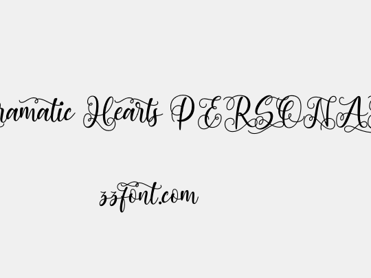 Dramatic Hearts PERSONAL