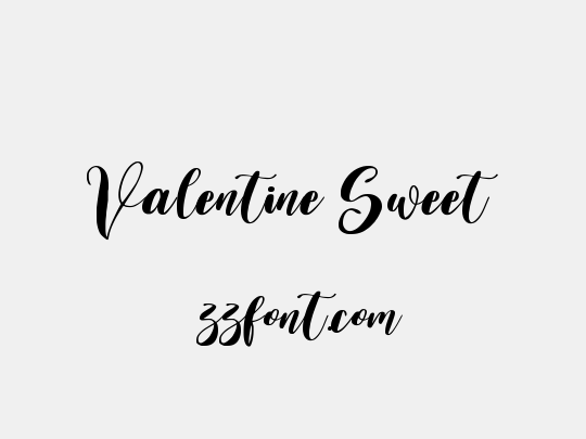 Valentine Sweet