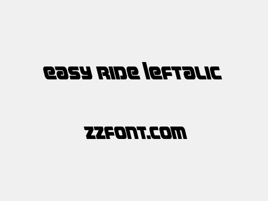 Easy Ride Leftalic