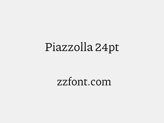 Piazzolla 24pt