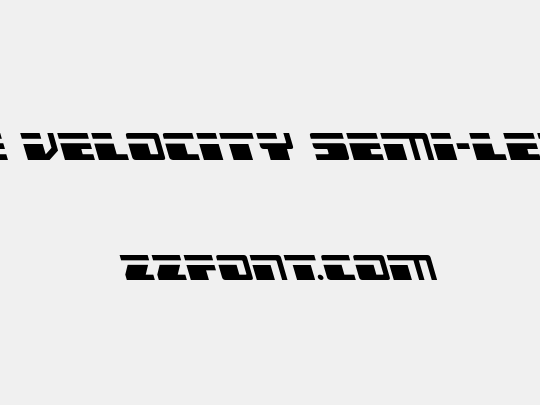 Escape Velocity Semi-Leftalic