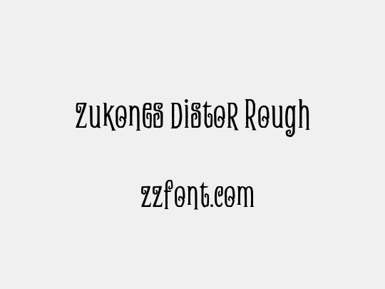 Zukones Distor Rough