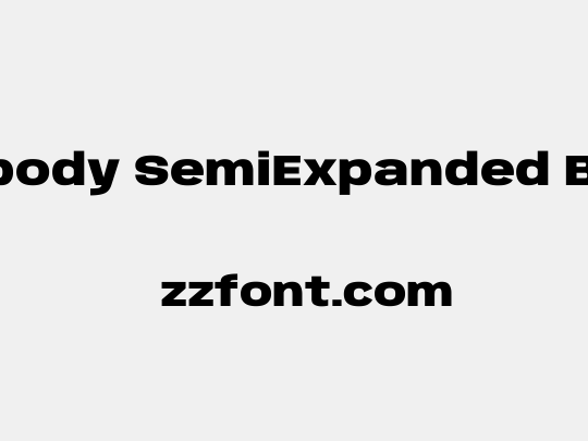 Anybody SemiExpanded Black