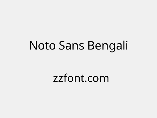 Noto Sans Bengali