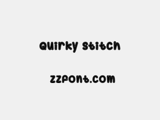 Quirky Stitch