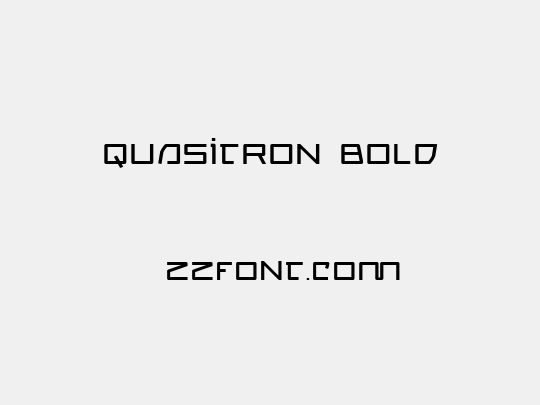 Quasitron Bold