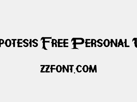 Hipotesis Free Personal Use