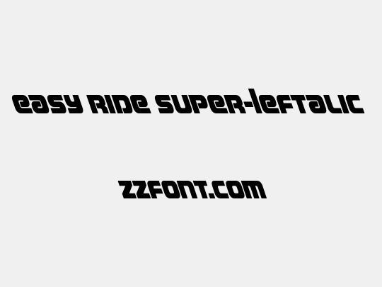 Easy Ride Super-Leftalic