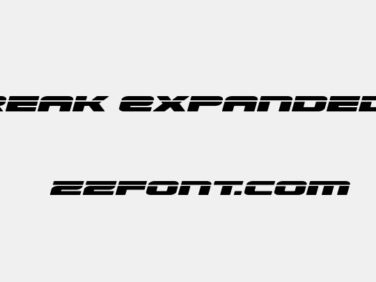 Speed Phreak Expanded SemiItal
