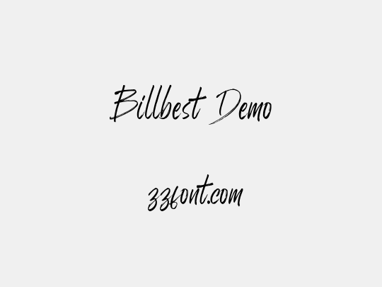 Billbest Demo