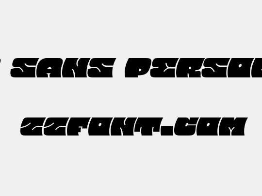 Barred Sans PERSONAL USE