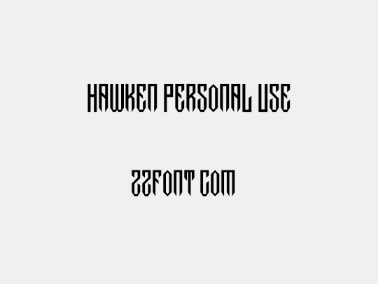 Hawken Personal Use