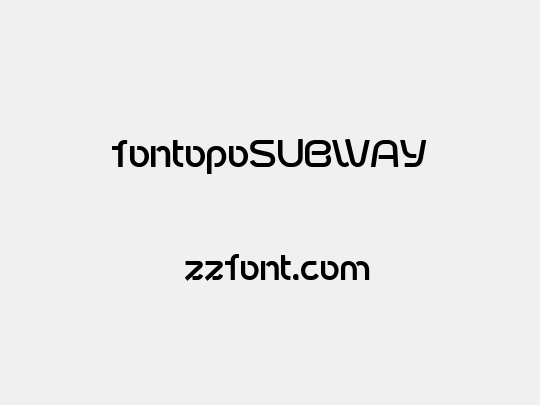 fontopoSUBWAY