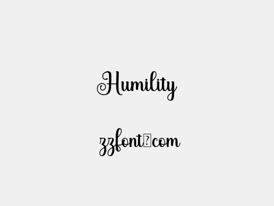 Humility
