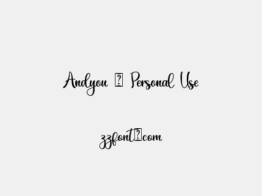 Andyou - Personal Use