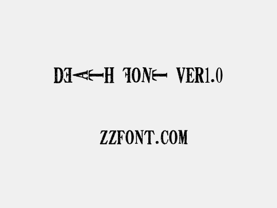 DEATH FONT ver1.0