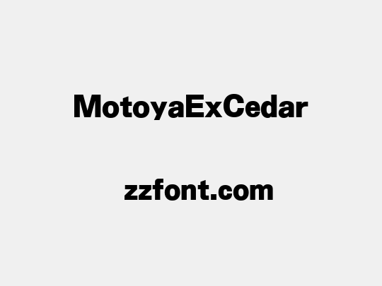 MotoyaExCedar