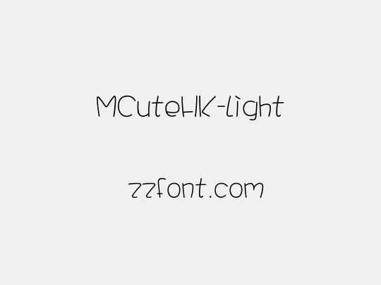 MCuteHK-Light