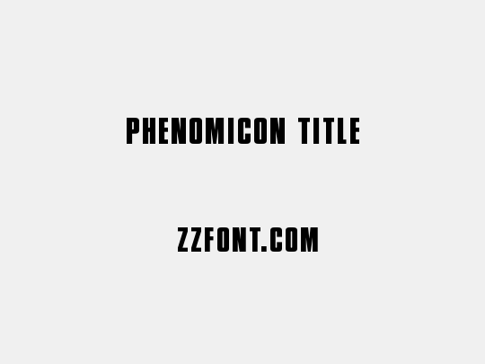 Phenomicon Title