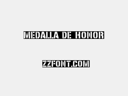 Medalla de Honor