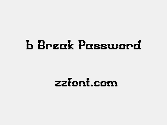 b Break Password
