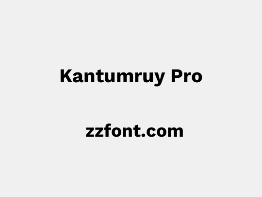 Kantumruy Pro