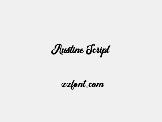 Austine Script