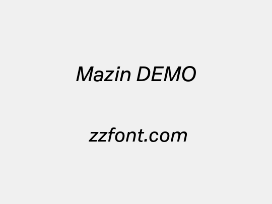 Mazin DEMO