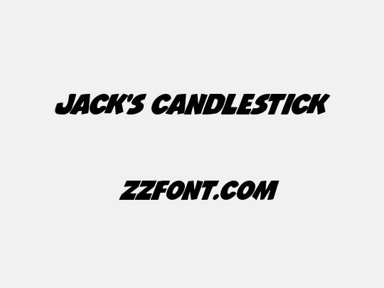 Jack's Candlestick