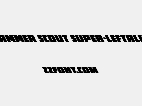 Hammer Scout Super-Leftalic