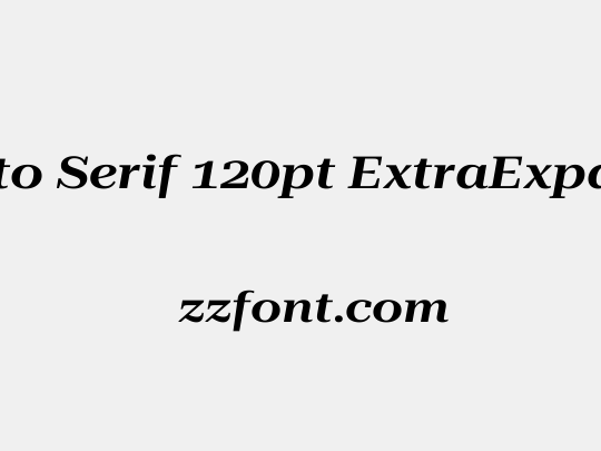 Roboto Serif 120pt ExtraExpanded SemiBold
