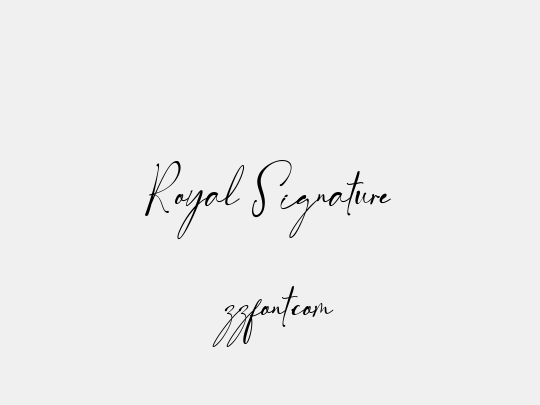 Royal Signature
