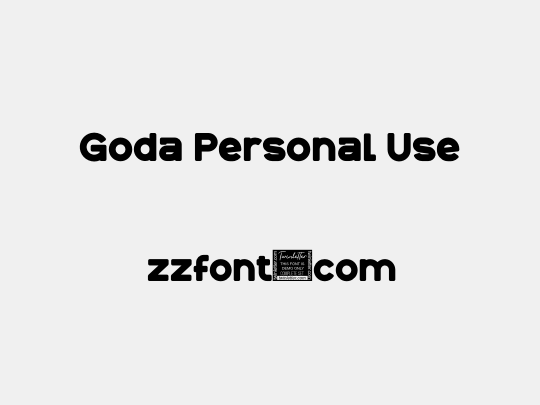 Goda Personal Use