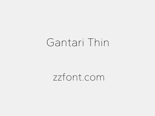 Gantari Thin