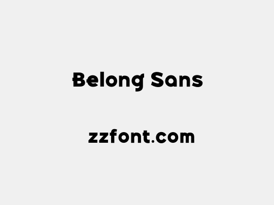 Belong Sans