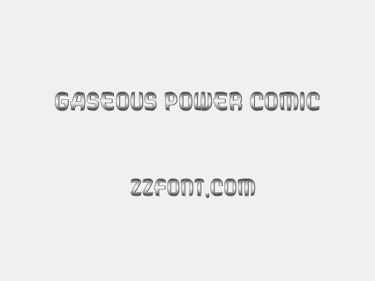Gaseous Power Comic