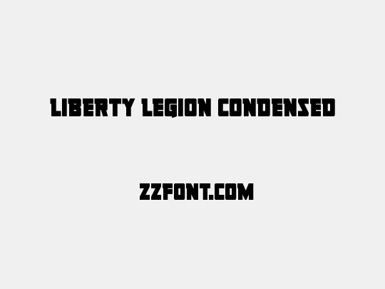 Liberty Legion Condensed