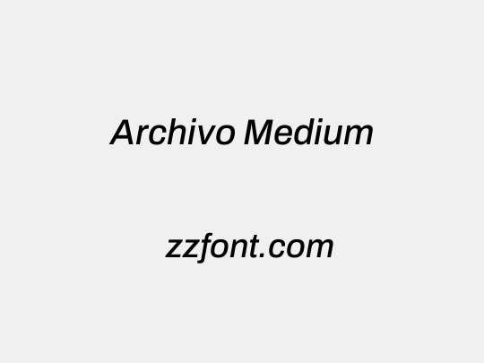 Archivo Medium