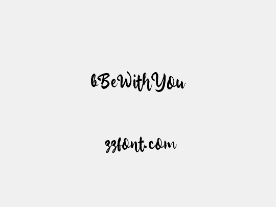 bBeWithYou