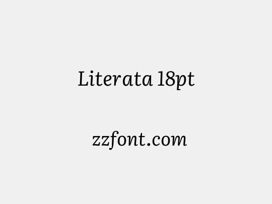 Literata 18pt