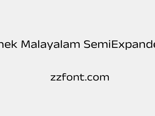 Anek Malayalam SemiExpanded