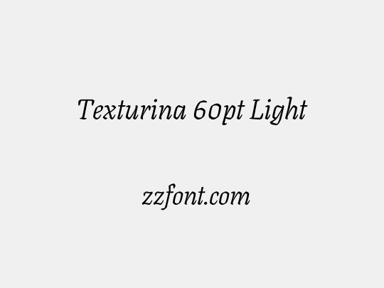 Texturina 60pt Light